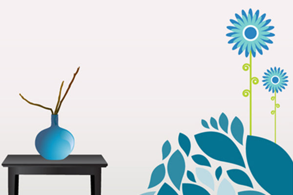 Decorate the Rooms at Home With Fantastic Flower Wall Decals