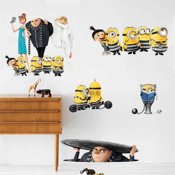 Funny Minions Wall Sticker