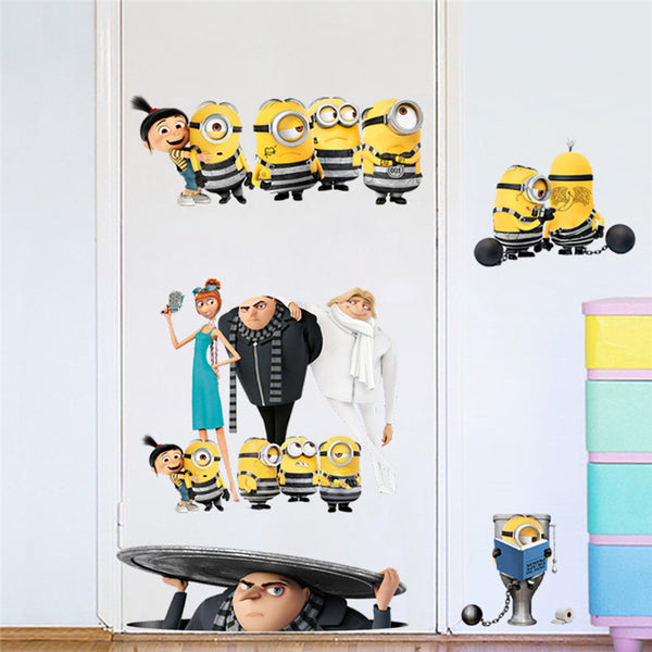 Funny Minions Wall Sticker