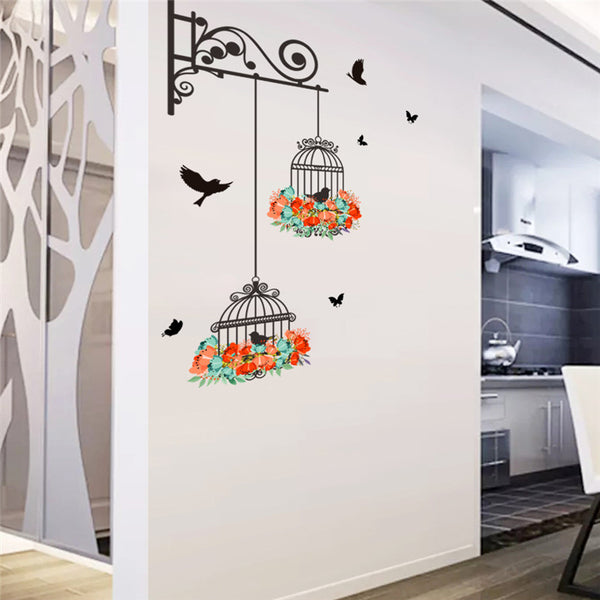 Birdcage Home Wall Decals