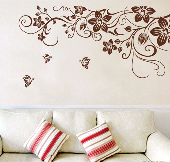 Black Vine Wall Sticker