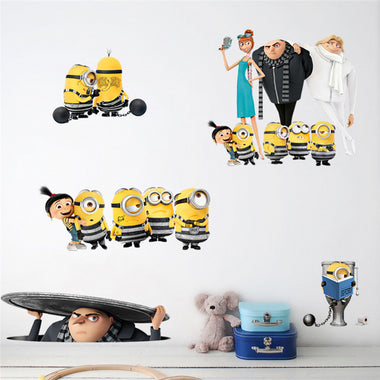 Funny Minions Wall Sticker