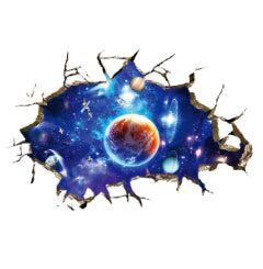 Outer Space 3D Wall Decal