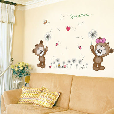 Brown Bears Wall Sticker