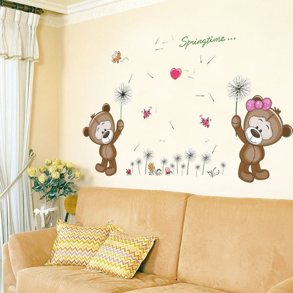 Brown Bears Wall Sticker