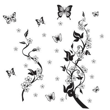 Black Vine Wall Sticker
